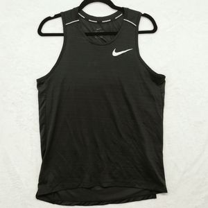 Nike Dri Fit Running Tank Top, Reflective Logo, Lightweight Women's Size Medium